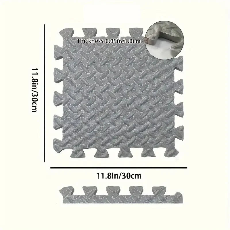 Non-Slip Fitness Floor Tiles