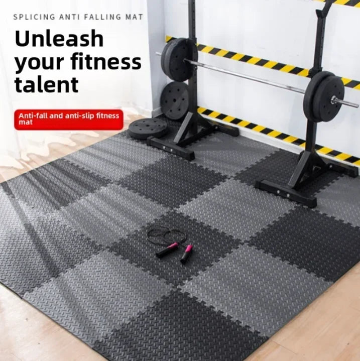 Non-Slip Fitness Floor Tiles