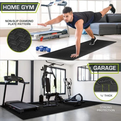 Non-Slip Fitness Floor Tiles