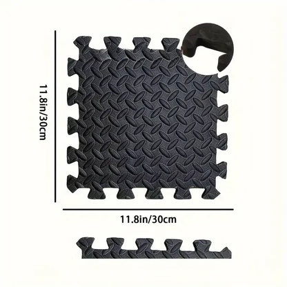 Non-Slip Fitness Floor Tiles