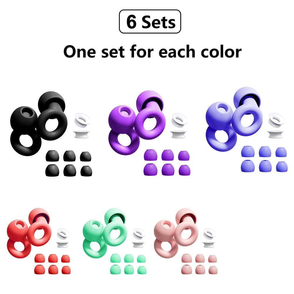 Silicone Noise Cancelling Earplugs