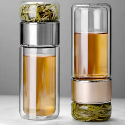 Glass Infuser Tea Bottle
