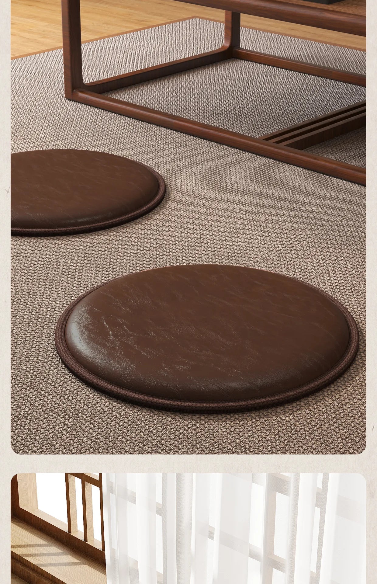 Round Zafu Meditation Cushion