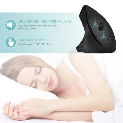 Ergonomic Vertical Wireless Mouse