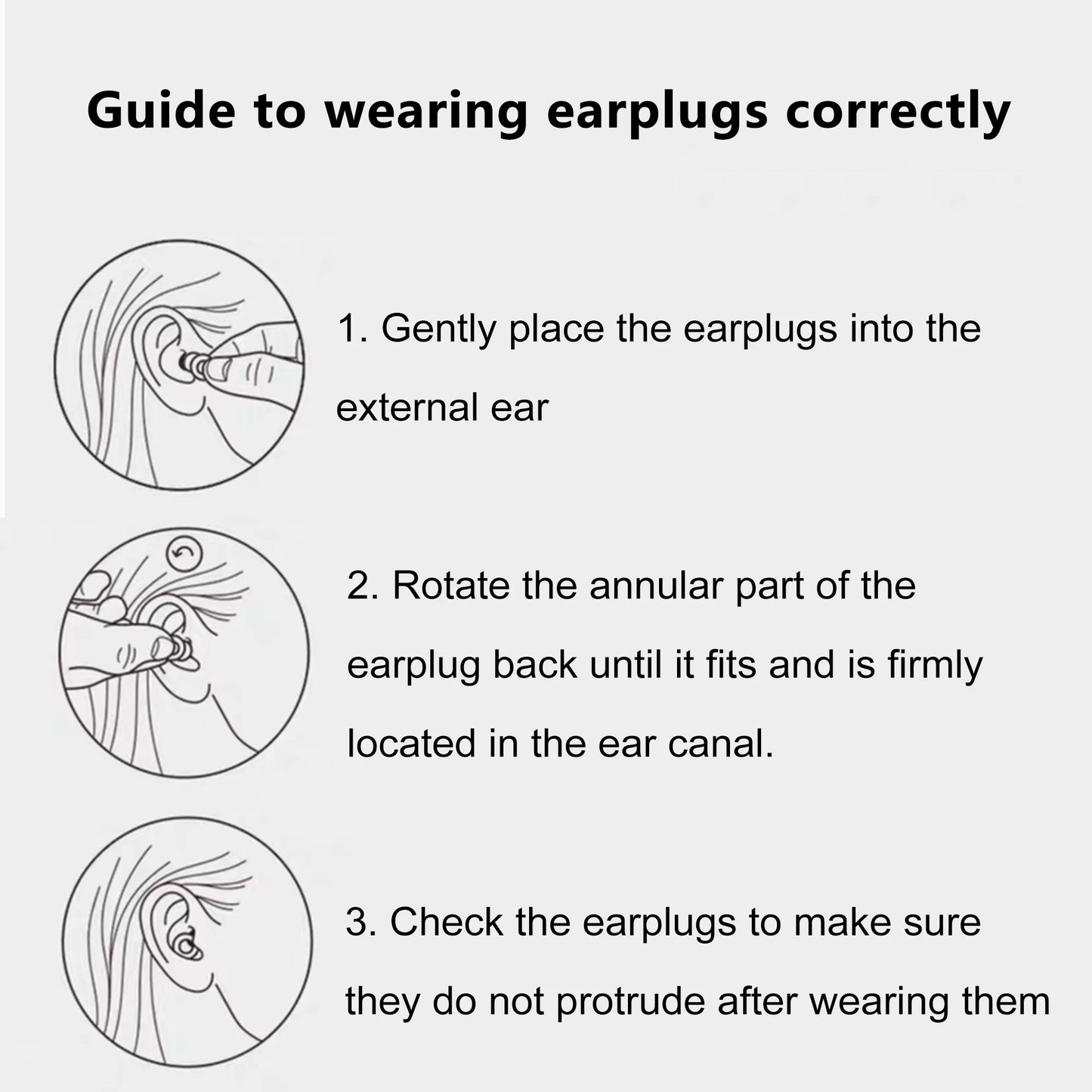 Silicone Noise Cancelling Earplugs