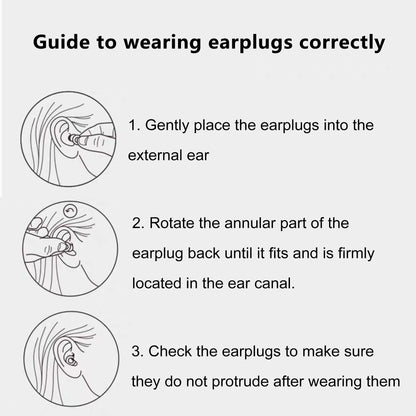 Silicone Noise Cancelling Earplugs