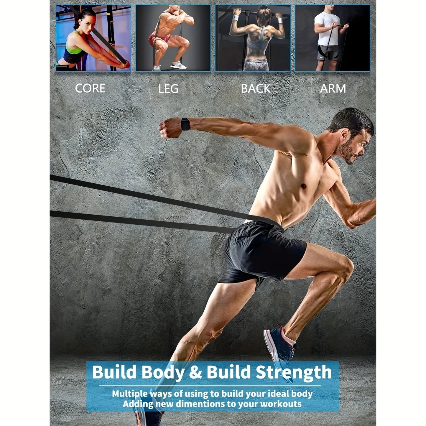 Stackable Resistance Bands Set