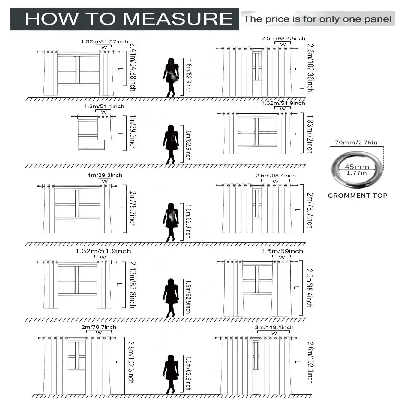 Modern Blackout Room Drapes