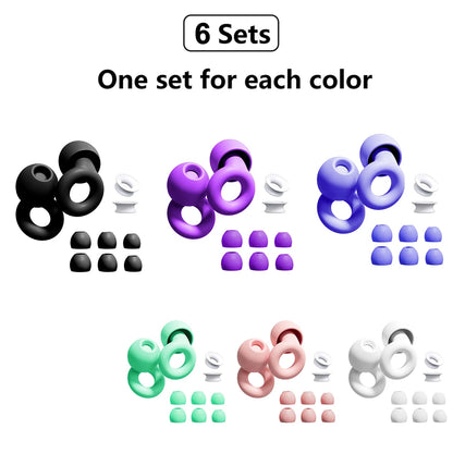 Silicone Noise Cancelling Earplugs