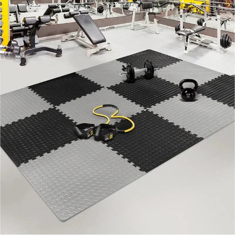 Non-Slip Fitness Floor Tiles