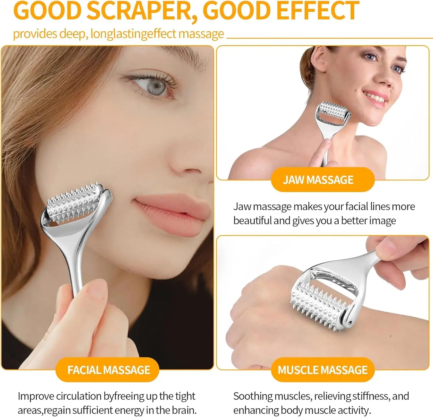 Acupressure Face Massage Roller