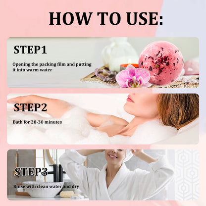 Lavender Bath Bomb Set
